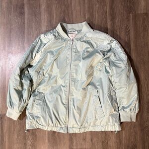 Light Green Bomber Jacket